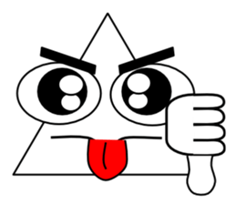 Triangle man sticker #823753