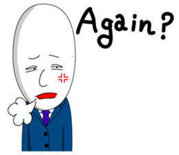 salaryman tomu English version sticker #823799