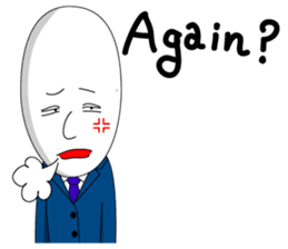 salaryman tomu English version sticker #823799