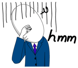 salaryman tomu English version sticker #823804