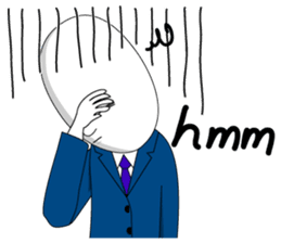 salaryman tomu English version sticker #823804