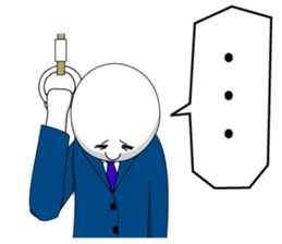 salaryman tomu English version sticker #823805