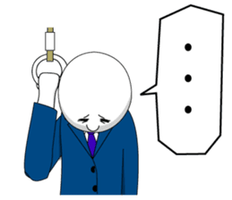 salaryman tomu English version sticker #823805