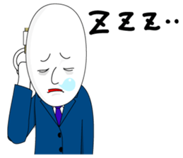 salaryman tomu English version sticker #823807