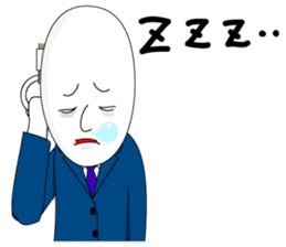 salaryman tomu English version sticker #823807