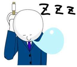 salaryman tomu English version sticker #823808