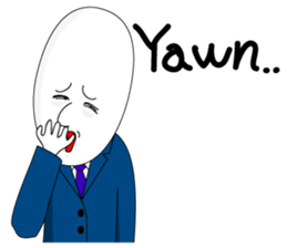 salaryman tomu English version sticker #823809