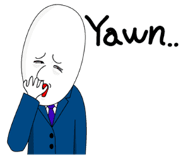 salaryman tomu English version sticker #823809