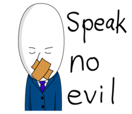 salaryman tomu English version sticker #823812