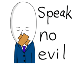 salaryman tomu English version sticker #823812