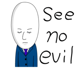 salaryman tomu English version sticker #823814