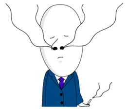 salaryman tomu English version sticker #823834