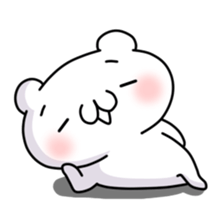 The relaxed life of a polar bear sticker #823999