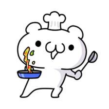 The relaxed life of a polar bear sticker #824001