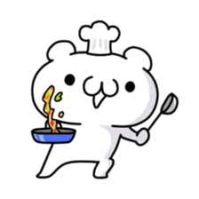 The relaxed life of a polar bear sticker #824001