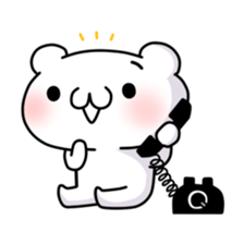 The relaxed life of a polar bear sticker #824003