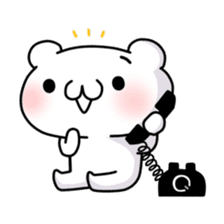 The relaxed life of a polar bear sticker #824003