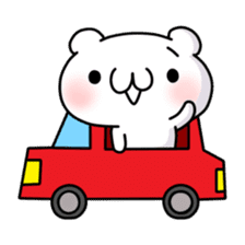 The relaxed life of a polar bear sticker #824005