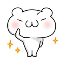 The relaxed life of a polar bear sticker #824011