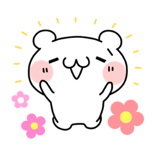 The relaxed life of a polar bear sticker #824012