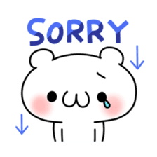 The relaxed life of a polar bear sticker #824014