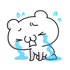 The relaxed life of a polar bear sticker #824015