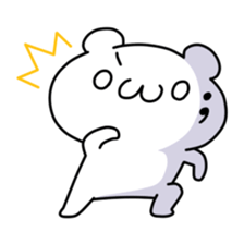 The relaxed life of a polar bear sticker #824016