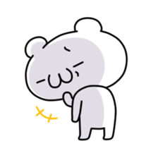 The relaxed life of a polar bear sticker #824019