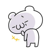 The relaxed life of a polar bear sticker #824019