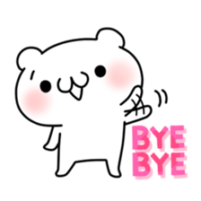 The relaxed life of a polar bear sticker #824020