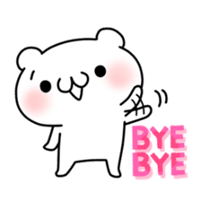 The relaxed life of a polar bear sticker #824020