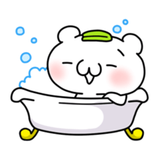 The relaxed life of a polar bear sticker #824021