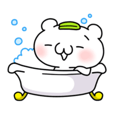 The relaxed life of a polar bear sticker #824021