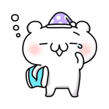 The relaxed life of a polar bear sticker #824022