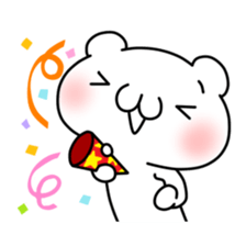 The relaxed life of a polar bear sticker #824025