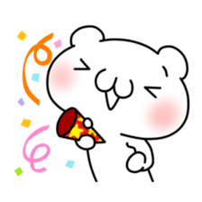 The relaxed life of a polar bear sticker #824025