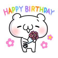 The relaxed life of a polar bear sticker #824026