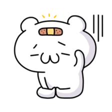 The relaxed life of a polar bear sticker #824032