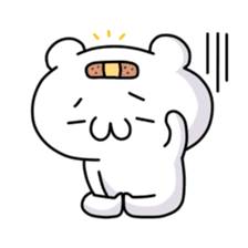 The relaxed life of a polar bear sticker #824032