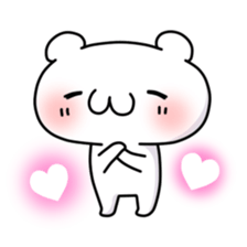 The relaxed life of a polar bear sticker #824036