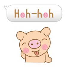 Balloon stamp - animal "pon" english sticker #824263