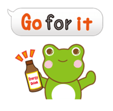 Balloon stamp - animal "pon" english sticker #824273