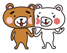 Couple of the bear sticker #824391