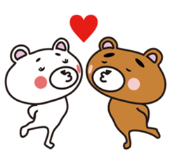 Couple of the bear sticker #824396