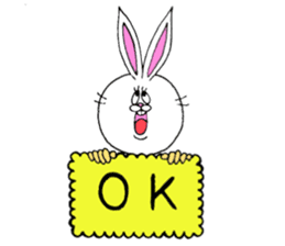 Usagi's four sets. sticker #824406