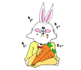 Usagi's four sets. sticker #824408