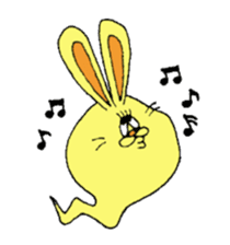 Usagi's four sets. sticker #824409