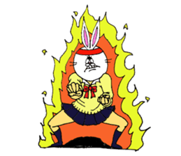 Usagi's four sets. sticker #824410