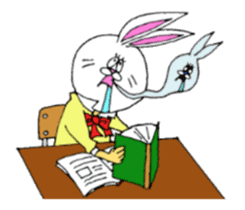 Usagi's four sets. sticker #824413