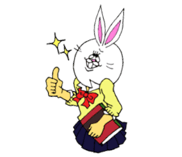 Usagi's four sets. sticker #824414